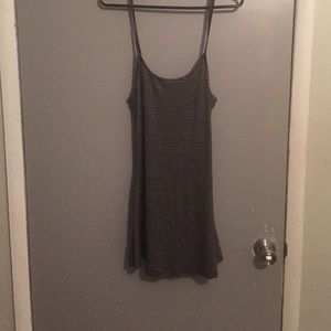 Brandy Melville black and white striped dress