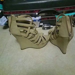 Tan wedges