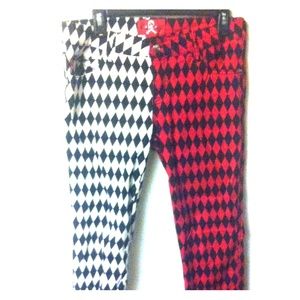 Royal Bones Split Leg Skinny Jeans