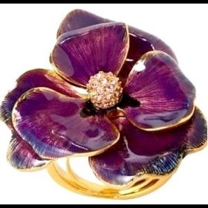 Anthropologie Gilded Posie Ring