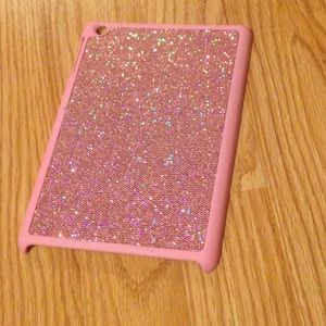 pink sparkly iPad mini case