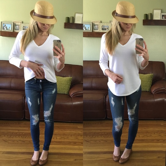 RESERVED HP✨Medium Destroyed Denim - Picture 4 of 4