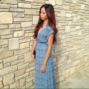 H&M Patterned Maxi Dress