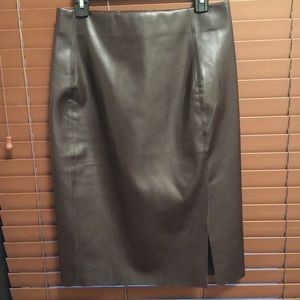 Pleather skirt