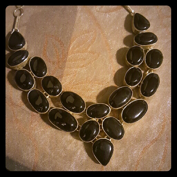 Black onyx neck lace