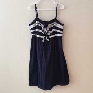 Sailor dress with ruffle detail!