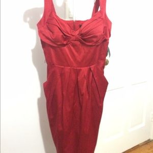 NWT Bisou Bisou red dress