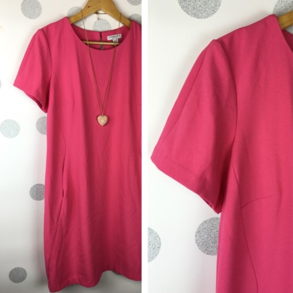 Katherine Barclay Dresses & Skirts - Katherine Barclay pink shift dress