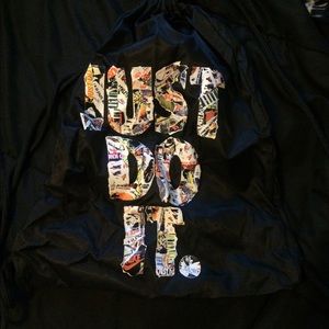 Black Nike Drawstring Bag