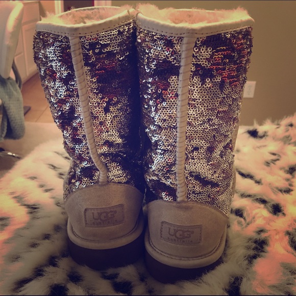 Sequin Uggs size 10