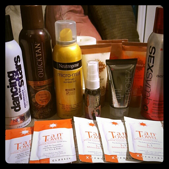 Lot of unused self tanner