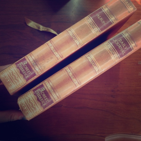 Beautiful vintage photo album and journal