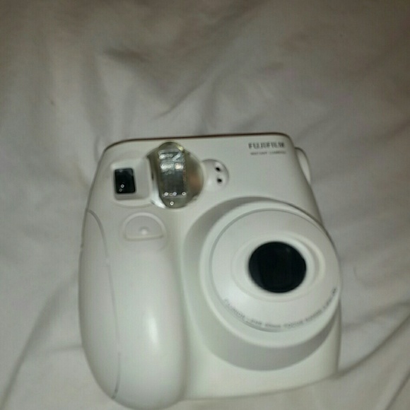 Off white Fujifilm Polaroid Instant Camera
