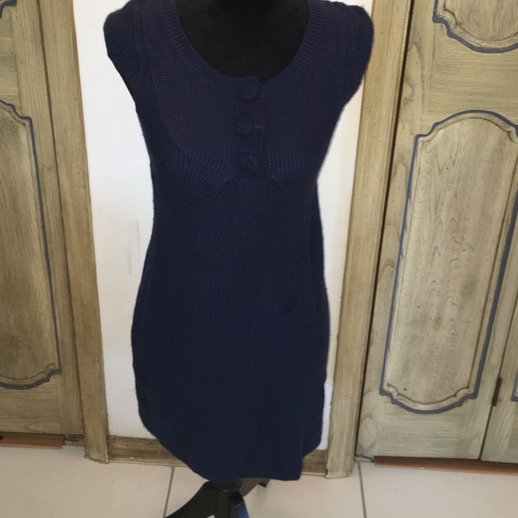 Navy Knit Xhilaration Dress