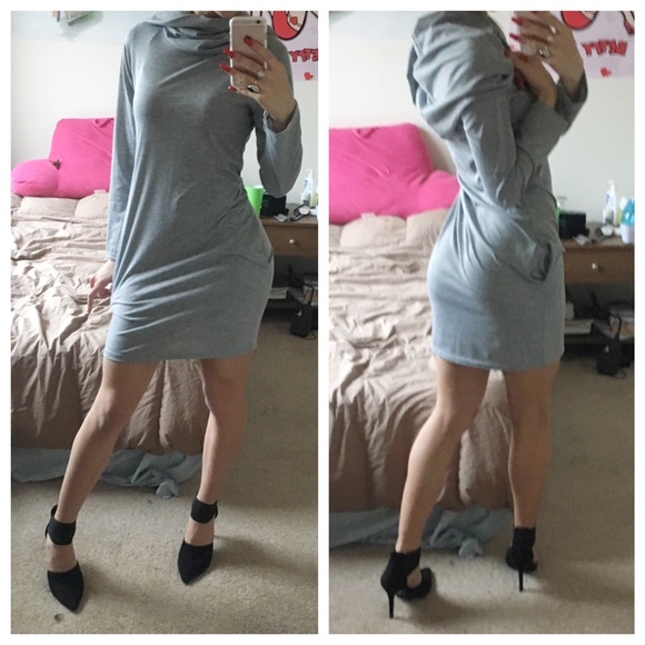 Casual Hooded Dress