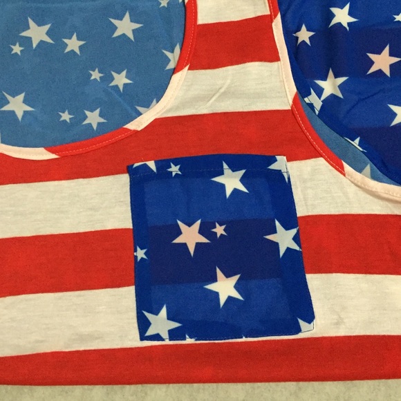 American Flag Tank Top - Picture 3 of 4
