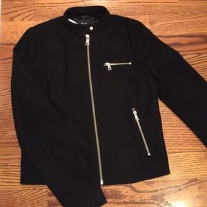 NWT Gap Wool-blend Moto-inspired Jacket