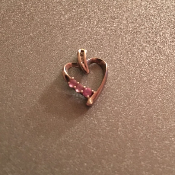 Pink Sapphire and Diamond necklace