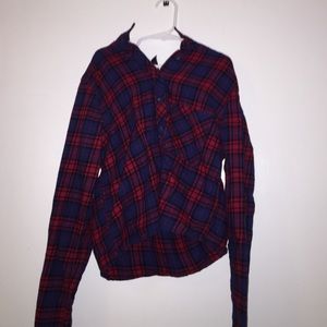 Crop top flannel