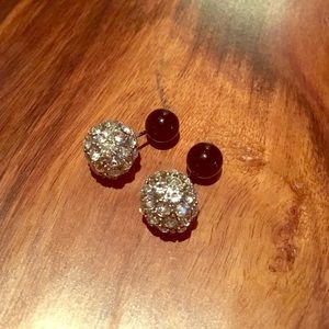 Double Sided Stud Earrings