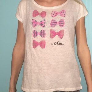 Abercrombie kids bow tee