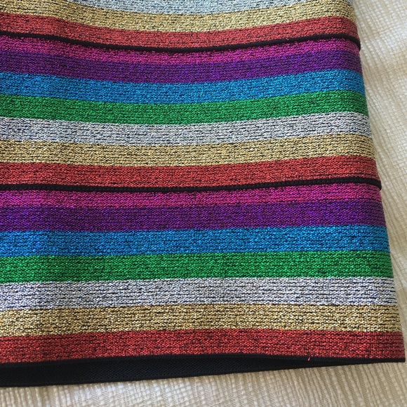 Multicolor bandage style mini skirt - Picture 3 of 4