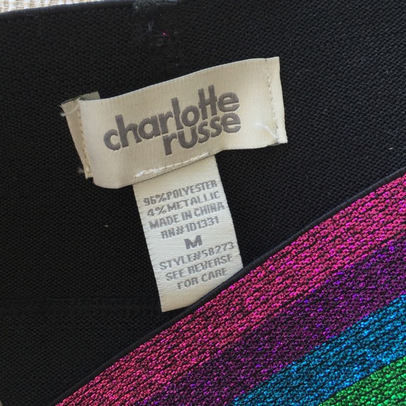Multicolor bandage style mini skirt - Picture 4 of 4