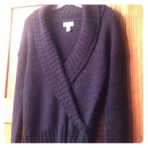 LOFT navy blue Sweater