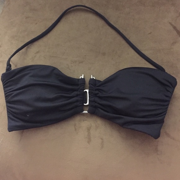 Black bathing suit top