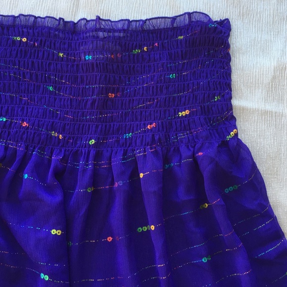 Sheer purple coverup - Picture 2 of 3