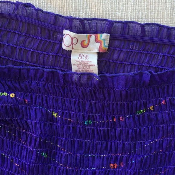 Sheer purple coverup - Picture 3 of 3