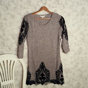 Gray and black tunic or dress