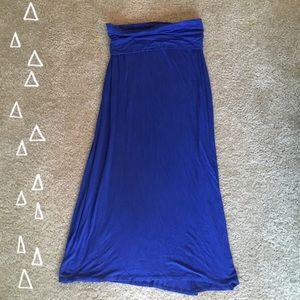 Blue a.n.a Maxi Skirt