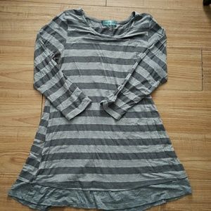 Boutique brand striped tunic