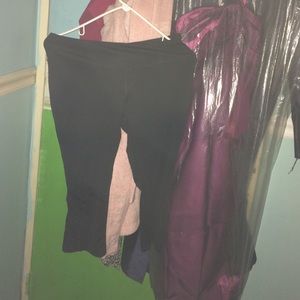 Dark gray workout pants