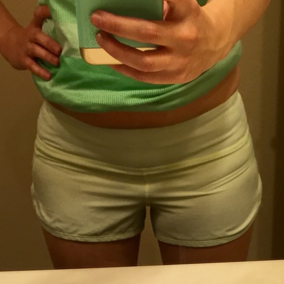 Rare lime green/yellow speed shorts - Picture 3 of 4