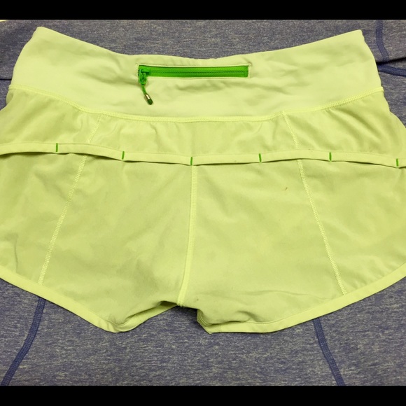 Rare lime green/yellow speed shorts - Picture 4 of 4