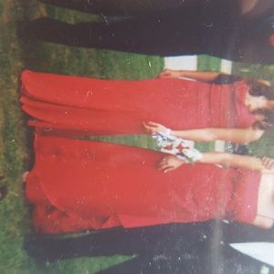 Two piece prom dress