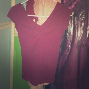 Purple tight fit tee