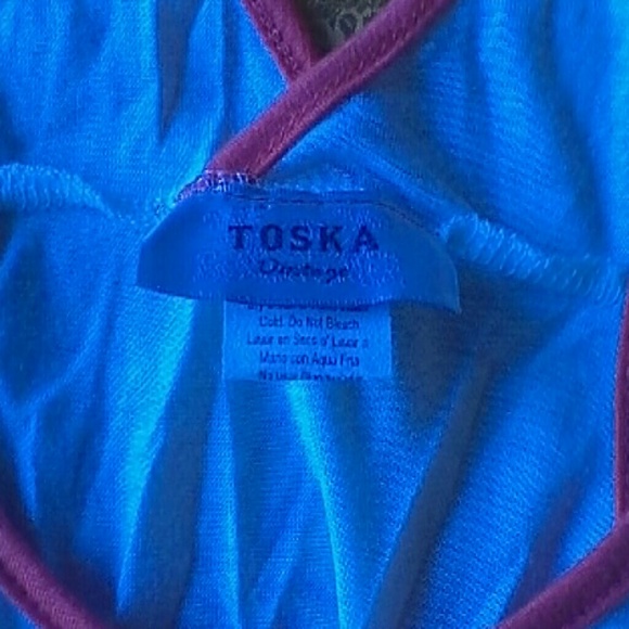 TOSKA SLEEVELESS TUNIC SEXY BACK NWOTGS - Picture 3 of 4