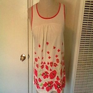 TOSKA SLEEVELESS TUNIC SEXY BACK NWOTGS