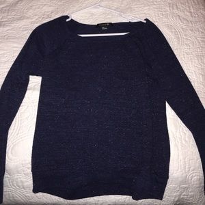 Blue-Purplish Long sleeve Sweater