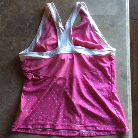 SOLD IN BUNDLE Nike fit dri L tank polka dot racer - Picture 2 of 3