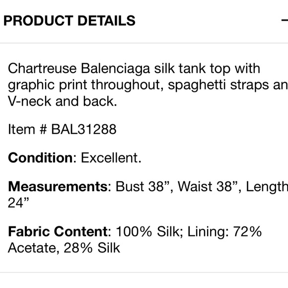 BALENCIAGA Silk chartreuse blouse - Picture 4 of 4