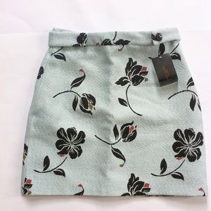 Zara Blue Floral Skirt