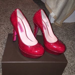 Worn once . Sexy red.