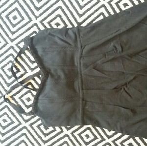 Black Lululemon criss cross tank