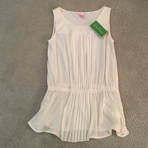 New Lily Pulitzer Peplum top - never worn with tag