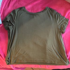 American eagle crop top size large