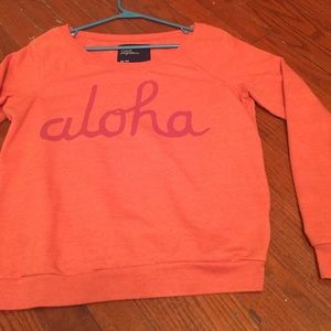 Aloha cute beachy sweatshirt